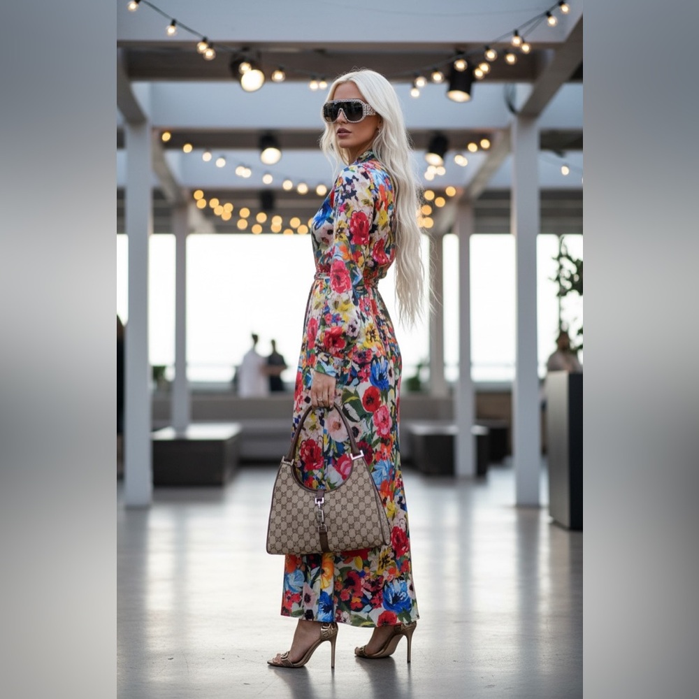 Authentic Gucci Monogram Jackie Shoulder Bag - image 1